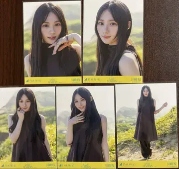 노기자카46 카와사키 벚꽃 same numbers 브로마이드 5종 컴프