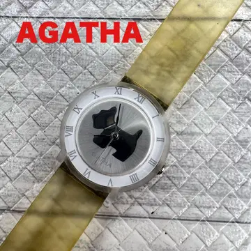 AGATHA 시계 클리어 벨트 아가타 강아지
