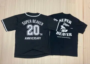SUPER BEAVER 베이스볼 셔츠 백드롭 T셔츠 2