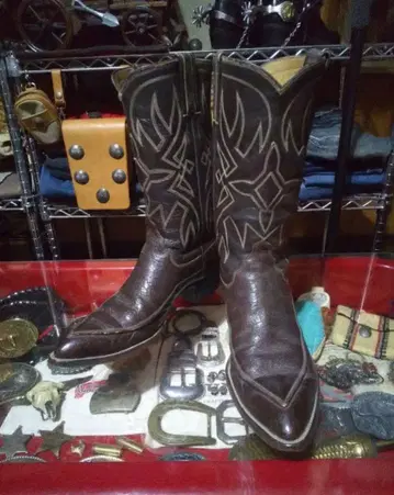 멕시코제 웨스턴 부츠 카리부, 루돌프 가죽 카우보이 부츠 아메카지