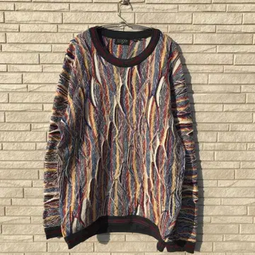 쿠지 니트 2XL 코튼 COOGI