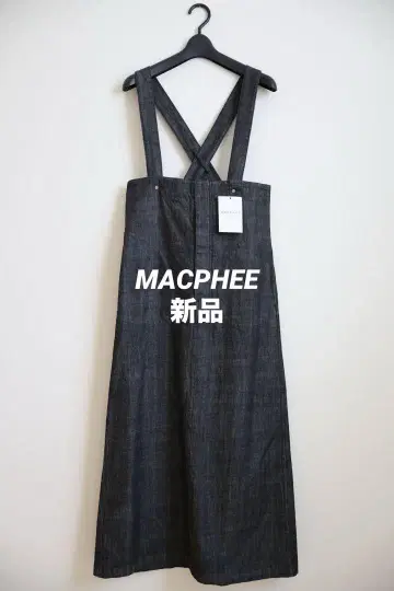 MACPHEE 다크 데님 크로스 스트랩 살로펫