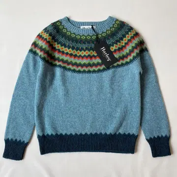 [ 미사용 새상품 ] 할리 오브 스코틀랜드 노르딕 스웨터 최고급 울