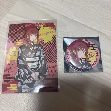 체인소 맨 OMATSURI 캔뱃지 특전 마키마 세트