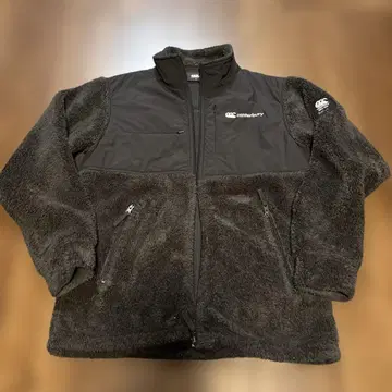 캔터베리 canterbury 플리스 자켓 블랙 그레이 M 사이즈