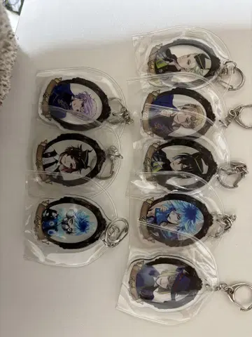 트위스티드 원더랜드 아크릴 키링 8개 세트 (덤 포함)