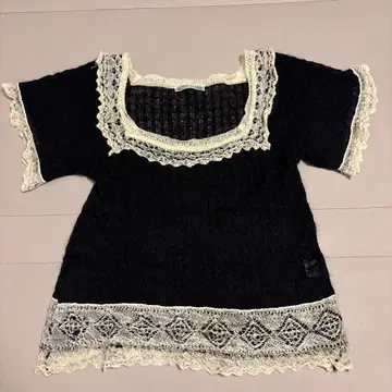 TSUMORI CHISATO 블랙 니트