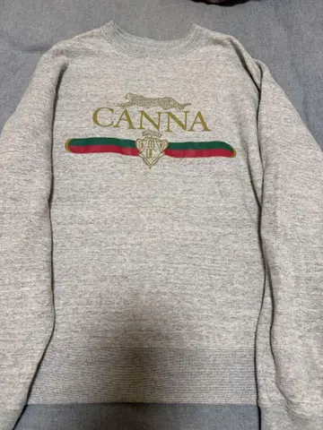 Americana CANNA 그레이 맨투맨 트레이닝복