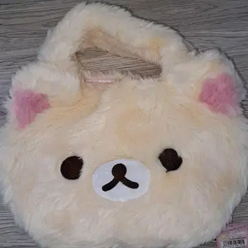 초레어 새상품 코리락쿠마 봉제 인형 미니 토트백 2012년