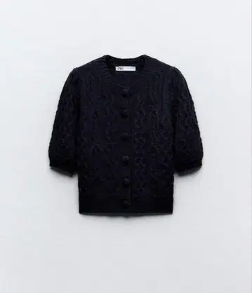 ZARA 케이블 니트 가디건