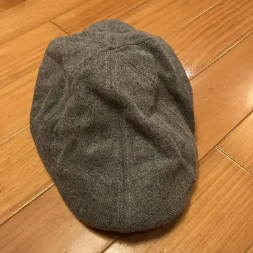 그레이 헌팅캡 울 혼방