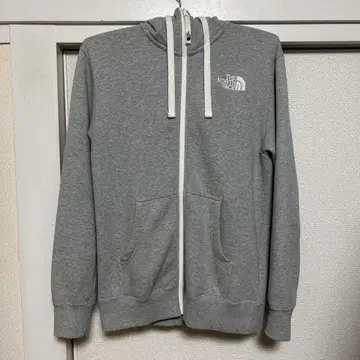 THE NORTH FACE 그레이 지퍼 후드티