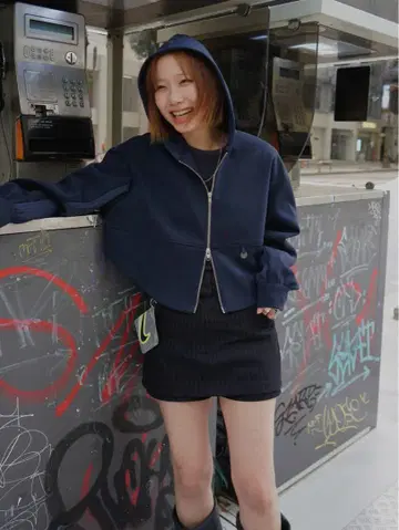 BONBOM x Ameri BONDING CORSET PARKA