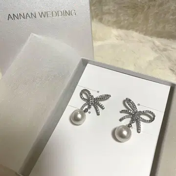 새상품! ANNAN WEDDING/리본 모티브 귀걸이