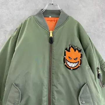 MA-1 플라이트 자켓 SPITFIRE 커스텀 스피트파이어 L