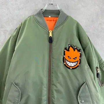 MA-1 플라이트 자켓 SPITFIRE 커스텀 스피트파이어 L