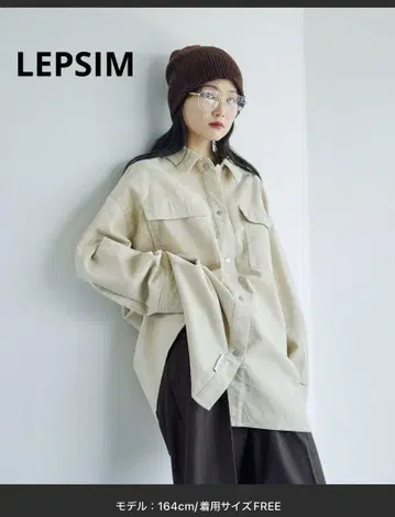 LEPSIM 코듀로이 BIG 셔츠 579714