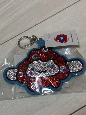 만박 산리오 미야쿠미야쿠 시나모롤 키라키라 가죽 키링