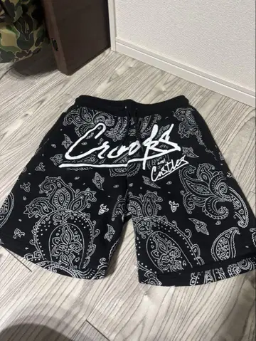 Crooks 반다나 패턴 숏팬츠 M