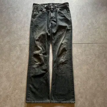 archive wrangler grunge fade denim pants