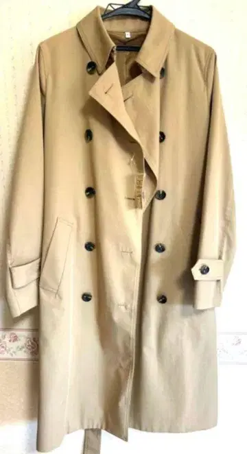 [택 포함 새상품] 여성용 무인양품 트렌치코트 라이트 베이지 L 사이즈