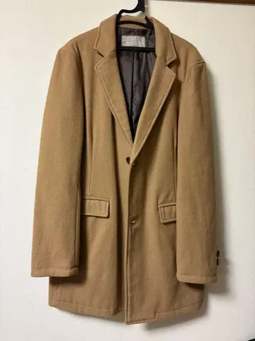 UNITED ARROWS 베이지 체스터 코트