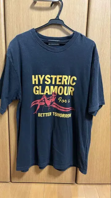 HYSTERIC GLAMOUR 티셔츠 L 사이즈 블랙