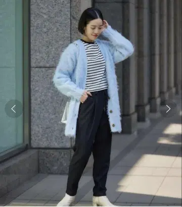 FFC 샤기 튜닉 2way 가디건