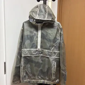 카모플라쥬 나일론 자켓 후드 부착
