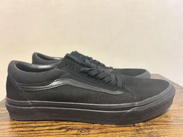 Vans 블랙 스웨이드 스니커즈 로우컷