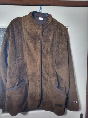 챔피온 여성용 브라운 보아 플리스 자켓