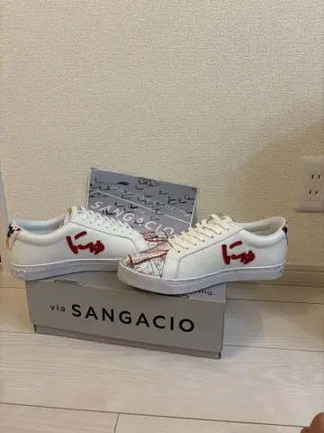 [ 미사용 새상품 ] 뉴 바스키아 추첨 한정판 스니커즈 SANGACIO