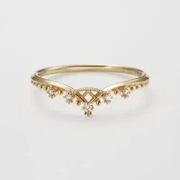 [NOJESS] 미사용 k10YG 은방울꽃 반지 3호