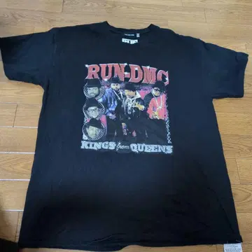RUN-DMC KING from QUEENS 티셔츠 밴딩 티셔츠