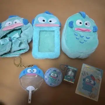 한교동 봉제 인형 키링 패스 케이스 일괄 세트