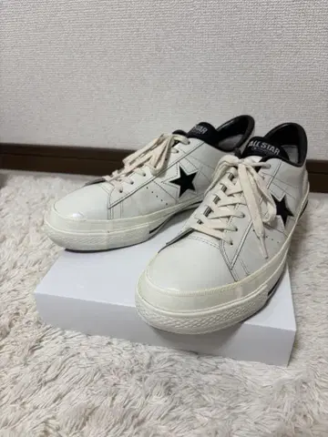 컨버스 와스타 화이트 블랙 27.5cm 일본제
