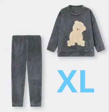 GU 새상품 지유 파자마 룸웨어 곰 그레이 나니와단시 오하시 카즈야