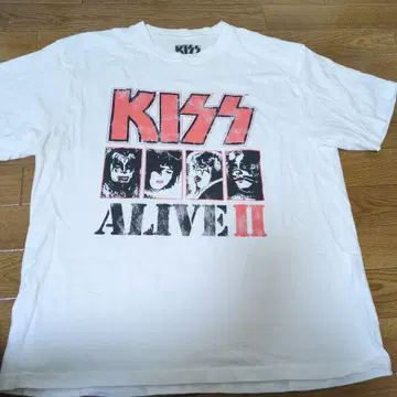KISS T셔츠 화이트