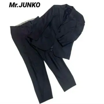 [ Mr. JUNKO ] 남성용 워셔블 슬림 스트라이프 정장 세트