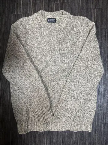 Lands' End 랜드 엔드 크루넥 니트 베이지