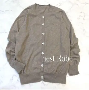 nest Robe 네스트로브 캐시미어 혼방의 부드러운 가디건 베이지