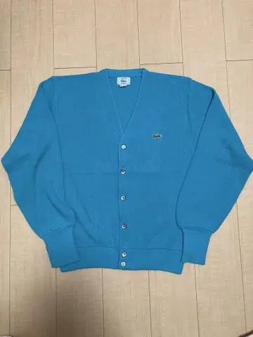 IZOD Lacoste 터콰이즈 가디건 M