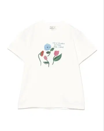 Ray BEAMS 빔즈 프린트 T셔츠
