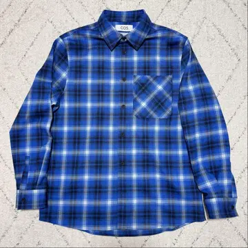 COS 플란넬 셔츠 옴브레 셔츠 S 사이즈