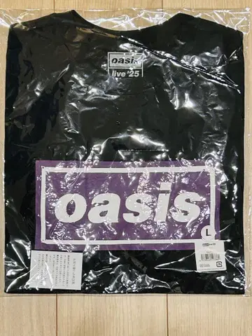 oasis live'25 도쿄 한정판 T셔츠 L사이즈 쇼핑백 포함