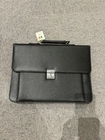 블랙 비즈니스 백 가죽풍