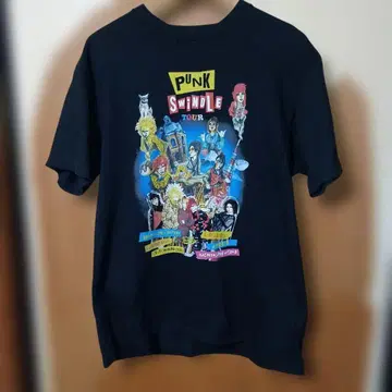 PUNK SWINDLE TOUR T셔츠 L사이즈 BiSH 비쉬