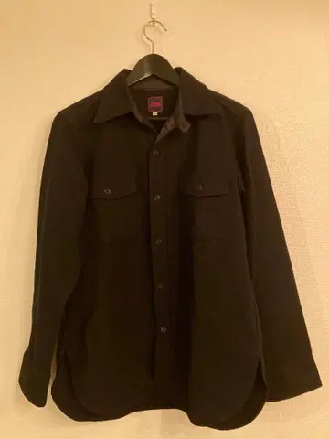 풀카운트 울 셔츠 블랙