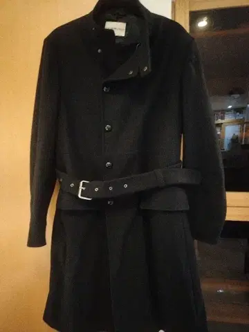 ENPORIO ARMANI 블랙 트렌치코트 벨트 포함