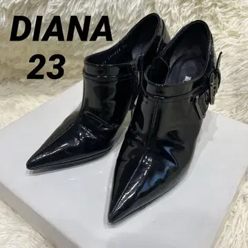 [ DIANA 다이애나 ] 에나멜풍 스틸레토 부티 23cm